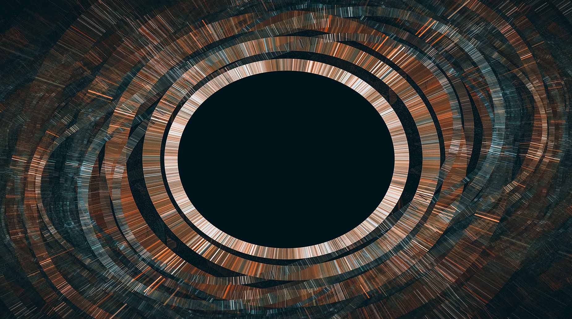 Φωτοταπετσαρία Abstract Black Hole - Decotek 60444