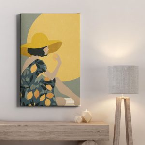 Πίνακας Ζωγραφικής Abstract Lemon Woman - Decotek 221308