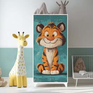 Αυτοκόλλητο Ντουλάπας Χαριτωμένο Λιονταράκι - Decotek 70710