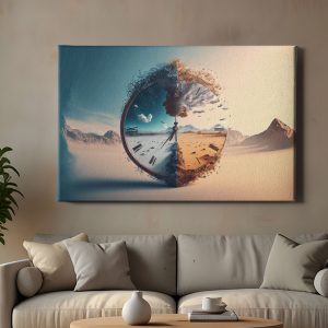 Πίνακας Ζωγραφικής Abstract Four Seasons Clock - Decotek 221232