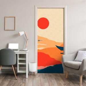 Αυτοκόλλητο Πόρτας Sunset Delight - Decotek 30826