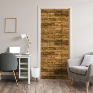 Αυτοκόλλητο Πόρτας Ξύλο Καστανιά - Decotek 31006