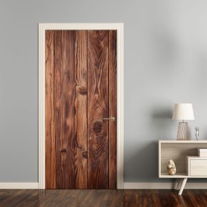 Αυτοκόλλητο Πόρτας Vintage Ξύλο - Decotek 31009