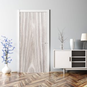 Αυτοκόλλητο Πόρτας Ξύλο Γκρι-Μπεζ - Decotek 31012