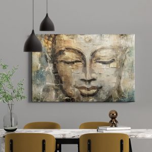 Πίνακας Ζωγραφικής Αφηρημένο, Ήρεμο Πρόσωπο - Decotek 221860