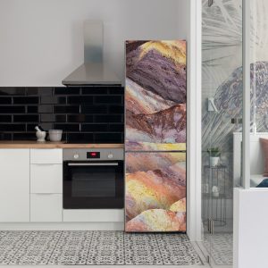 Αυτοκόλλητο Ψυγείου Αφηρημένα Βουνά - Decotek 28725