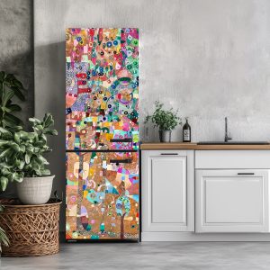 Αυτοκόλλητο Ψυγείου Χρωματιστός Σουρεαλισμός 2 - Decotek 28727