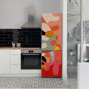 Αυτοκόλλητο Ψυγείου Μοντέρνα Γεωμετρία - Decotek 28731