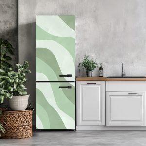 Αυτοκόλλητο Ψυγείου Πράσινα Κύματα - Decotek 28733