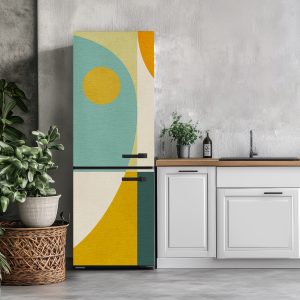 Αυτοκόλλητο Ψυγείου Αφηρημένα Σχήματα 3 - Decotek 28739