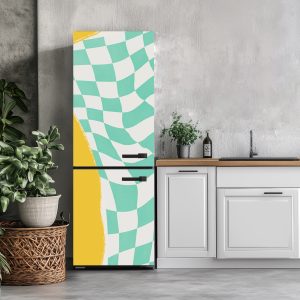 Αυτοκόλλητο Ψυγείου Mint Green Pattern - Decotek 28746