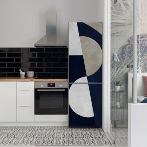 Αυτοκόλλητο Ψυγείου Αφηρημένα Γεωμετρικά Σχέδια - Decotek 28750