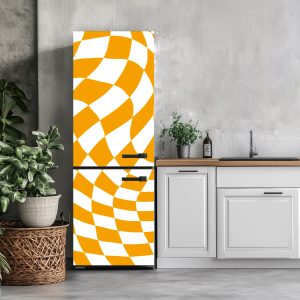 Αυτοκόλλητο Ψυγείου Modern Orange Art - Decotek 28755