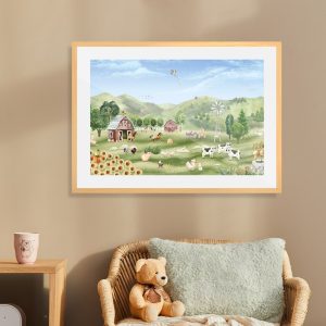 Πόστερ - Αφίσα Oliver Robins, Farm Joy - Decotek 33744