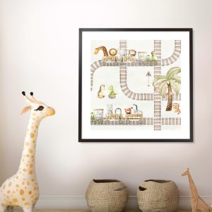 Πόστερ - Αφίσα Oliver Robins, Train Travels - Decotek 33756