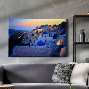 Πίνακας Ζωγραφικής Ηλιοβασίλεμα στην Οία - Decotek 221930