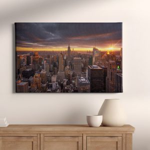 Πίνακας Ζωγραφικής Ανατολή πάνω από το Μανχάταν - Decotek 221971