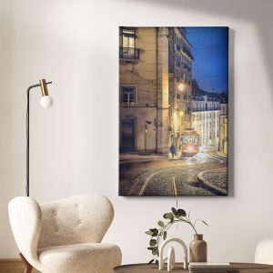 Πίνακας Ζωγραφικής Νυχτερινή Διαδρομή στη Λισαβόνα - Decotek 221973