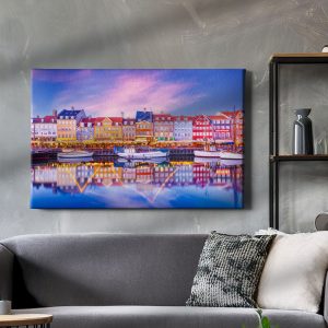 Πίνακας Ζωγραφικής Κόκκινα Χρώματα στο Λιμάνι - Decotek 221991