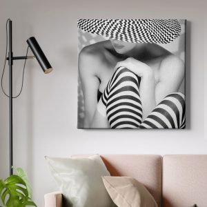 Πίνακας Ζωγραφικής Μόδα σε Μονοχρωμία - Decotek 221935