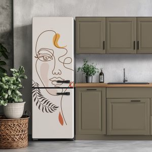 Αυτοκόλλητο Ψυγείου One Line Portrait - Decotek 28788