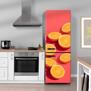 Αυτοκόλλητο Ψυγείου Orange Splash - Decotek 28799