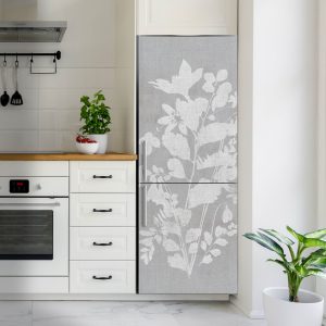 Αυτοκόλλητο Ψυγείου Floral Silhouette - Decotek 28819