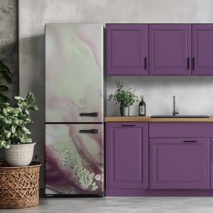 Αυτοκόλλητο Ψυγείου Αφηρημένο Μωβ - Decotek 28824