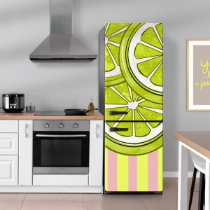Αυτοκόλλητο Ψυγείου Lime On Pink - Decotek 28831
