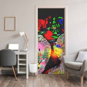 Αυτοκόλλητο Πόρτας Πειραματική Τέχνη - Decotek 31049