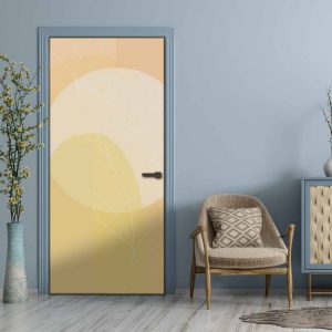 Αυτοκόλλητο Πόρτας Yellow Botanical - Decotek 31100