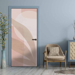 Αυτοκόλλητο Πόρτας Αφηρημένο Ροζ - Decotek 31087