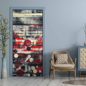 Αυτοκόλλητο Πόρτας Δυναμικές Ρίγες - Decotek 31128