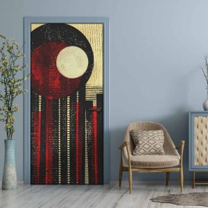 Αυτοκόλλητο Πόρτας Αστικό Φεγγάρι - Decotek 31114