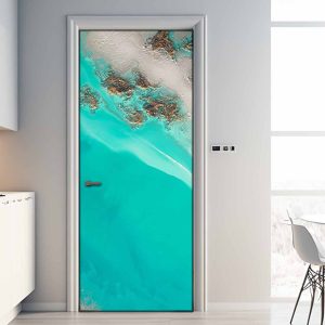 Αυτοκόλλητο Πόρτας Παραδεισένια Παραλία - Decotek 31056