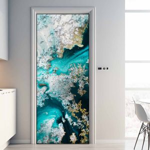 Αυτοκόλλητο Πόρτας Turquoise Gold - Decotek 31103