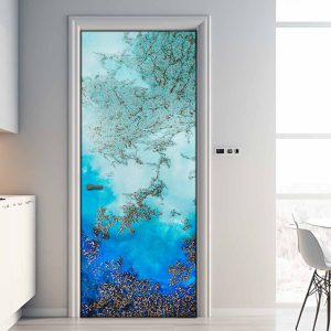 Αυτοκόλλητο Πόρτας Παγωμένα Μπλε Όνειρα - Decotek 31112
