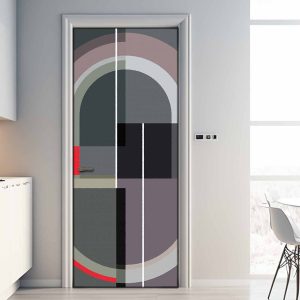 Αυτοκόλλητο Πόρτας Μοντέρνα Γεωμετρία - Decotek 31035