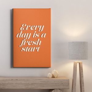 Πίνακας Ζωγραφικής Κάθε Μέρα Νέα Αρχή - Decotek 222049