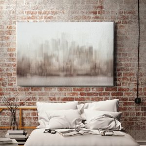 Πίνακας Ζωγραφικής Αφηρημένη Πόλη σε Κίνηση - Decotek 222043