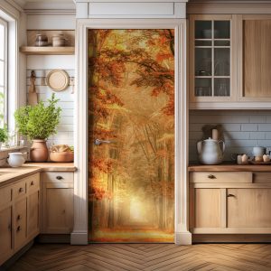 Αυτοκόλλητο Πόρτας Φθινοπωρινή Μαγεία - Decotek 31067