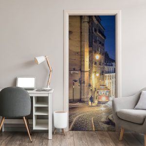 Αυτοκόλλητο Πόρτας Νυχτερινά Φώτα - Decotek 31099