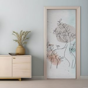 Αυτοκόλλητο Πόρτας Σκέψεις της Φύσης - Decotek 31118