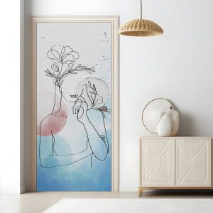 Αυτοκόλλητο Πόρτας Minimalist Women - Decotek 31077