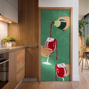 Αυτοκόλλητο Πόρτας Cheers Art - Decotek 31108