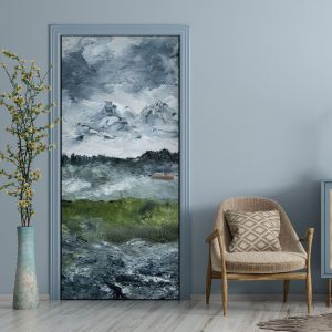 Αυτοκόλλητο Πόρτας Mountain Stream  - Decotek 31117