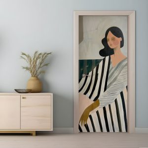 Αυτοκόλλητο Πόρτας Σύγχρονη Γυναίκα - Decotek 31106