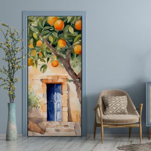 Αυτοκόλλητο Πόρτας Ελληνικό Καλοκαίρι - Decotek 31110