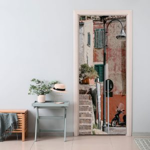 Αυτοκόλλητο Πόρτας Μεσογειακό Δρομάκι - Decotek 31101