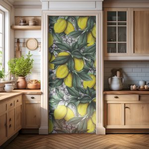 Αυτοκόλλητο Πόρτας Lemon Fresh - Decotek 31029